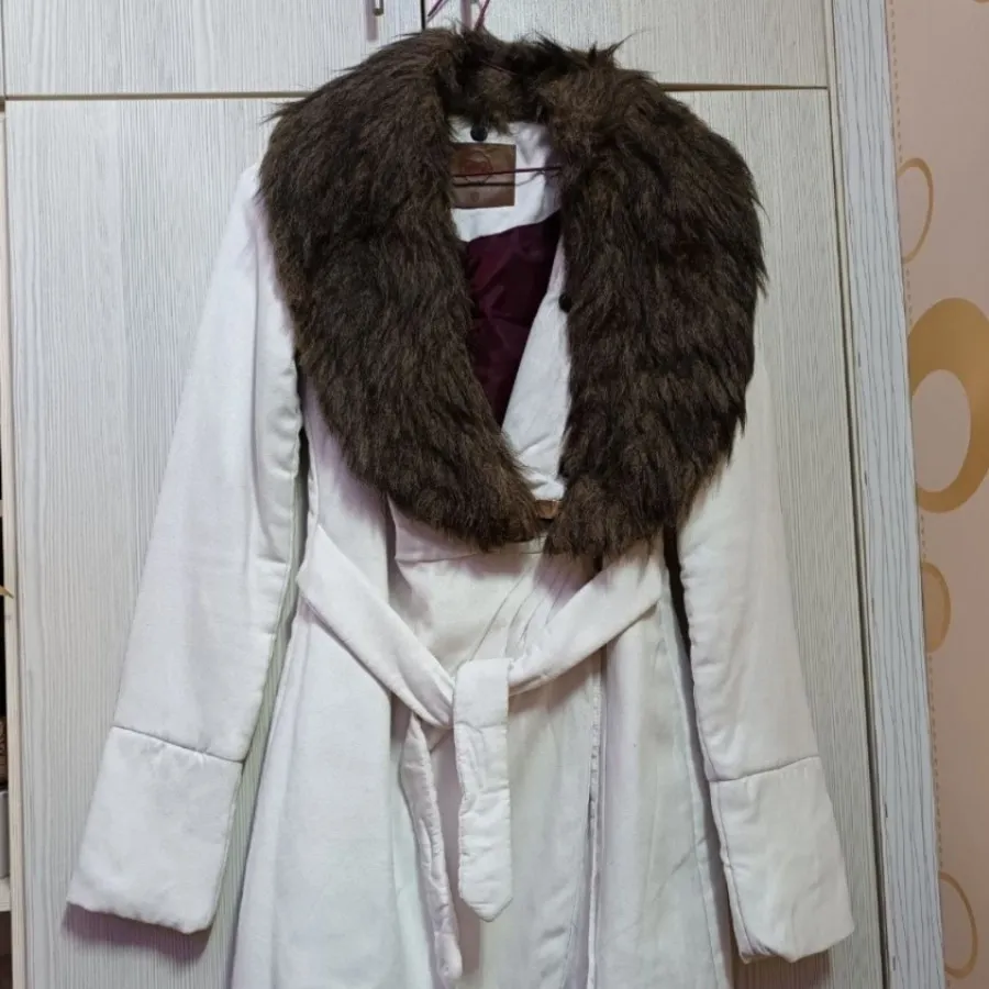 پالتو سفید خزدار ترند