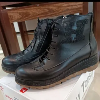 بوت ساق کوتاه مشکی ترند