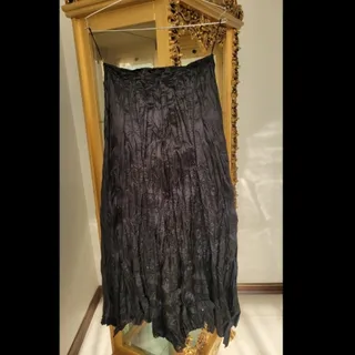 دامن ساتن چروک zara