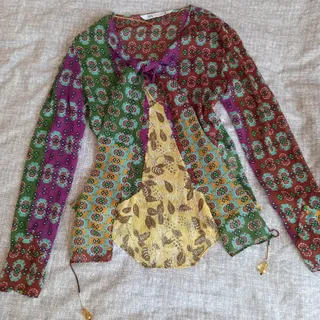 بلوز طرح دار Zara