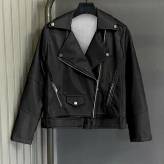 کت کراپ چرم