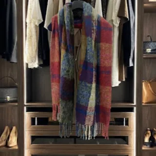 شال پانچو پشمی انگلیسی