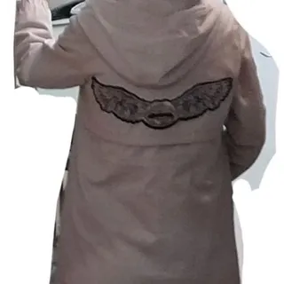 کاپشن صورتی خارجی