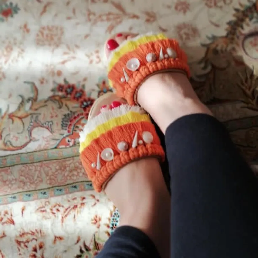 صندل مکرومه