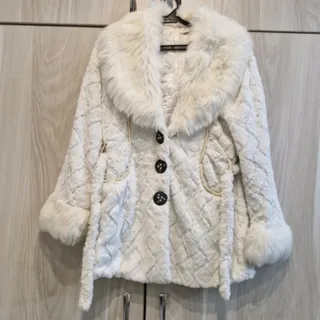 پالتو مجلسی سفید زنانه