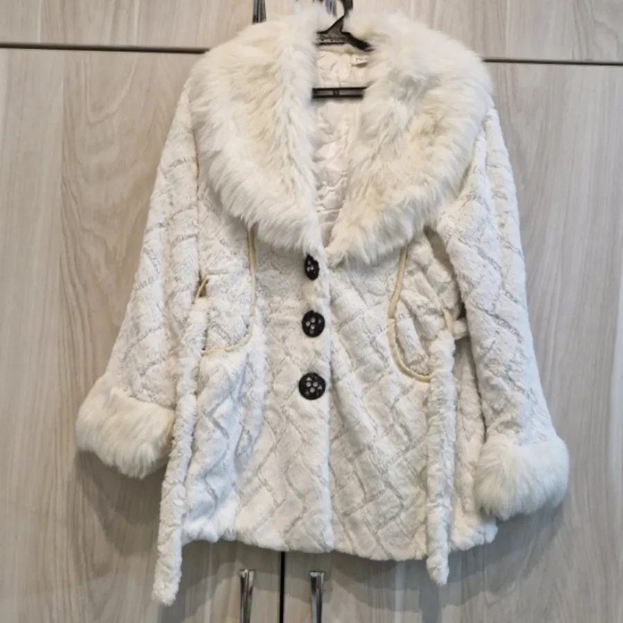 پالتو مجلسی سفید زنانه