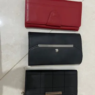 سه عدد کیف پول چرم