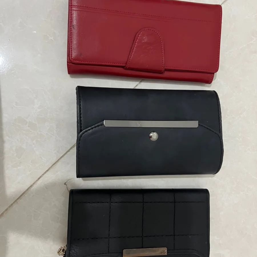 سه عدد کیف پول چرم