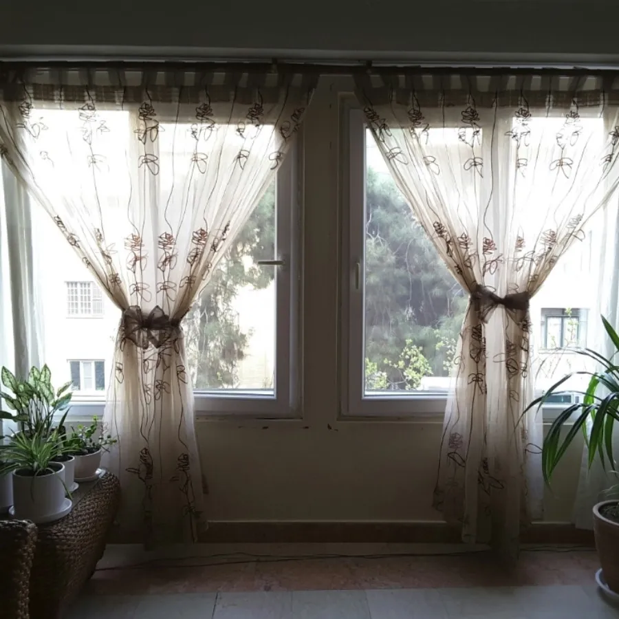 پرده حریر 2×150