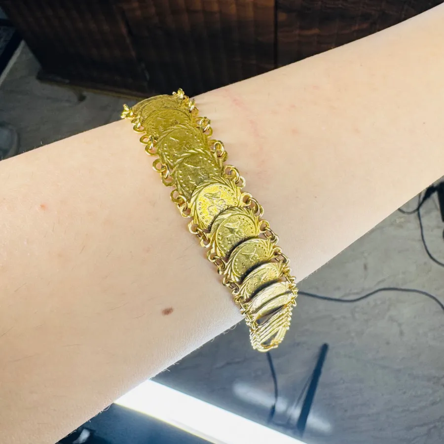 دستبند سکه ای سنتی