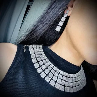 ست گردنبند و گوشواره