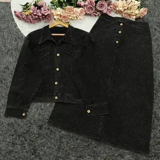 کت دامن جین