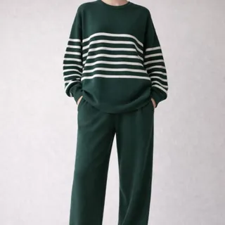 ست بلوزشلوار بافت گرم