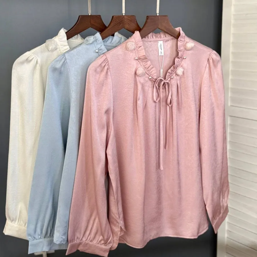 شومیز جنس ساتن شیک