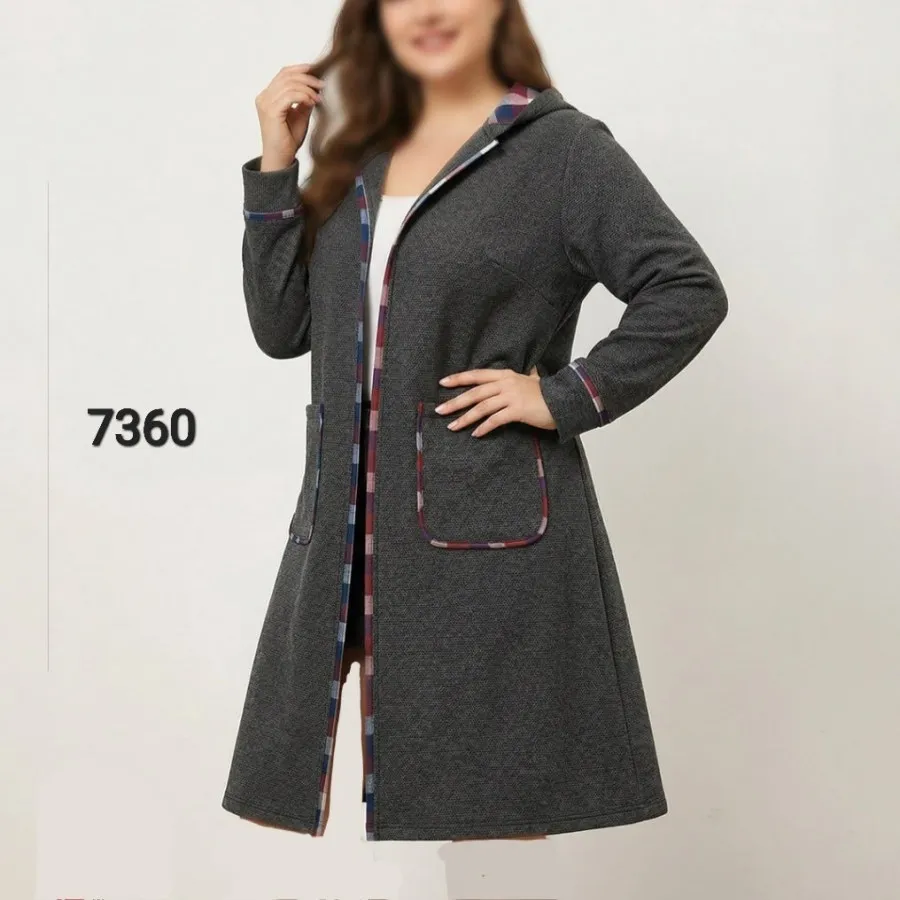 مانتو پاییزه سایز بزرگ