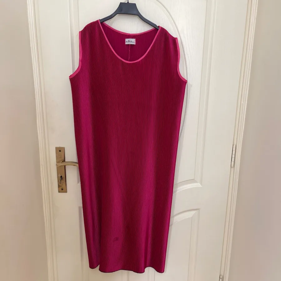 پیراهن پلیسه پارچه خارجی