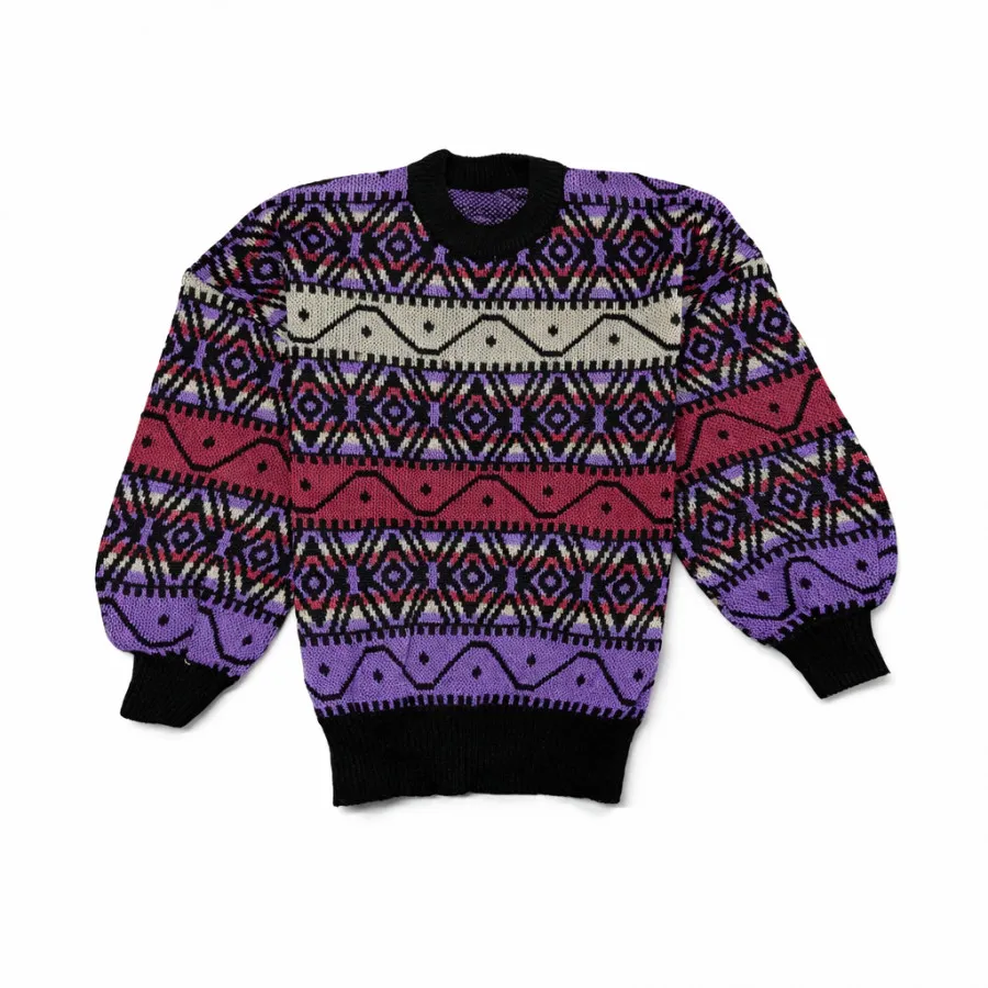 پلیور زنانه بافت سرخپوستی