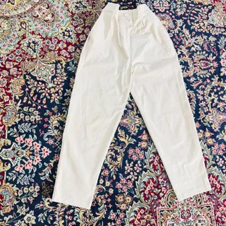 شلوار مام استایل پارچه ای