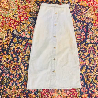 دامن جین آبی روشن