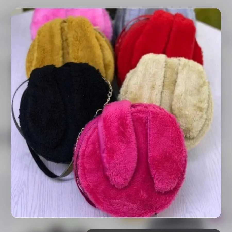 کیف گرد تدی خرگوشی