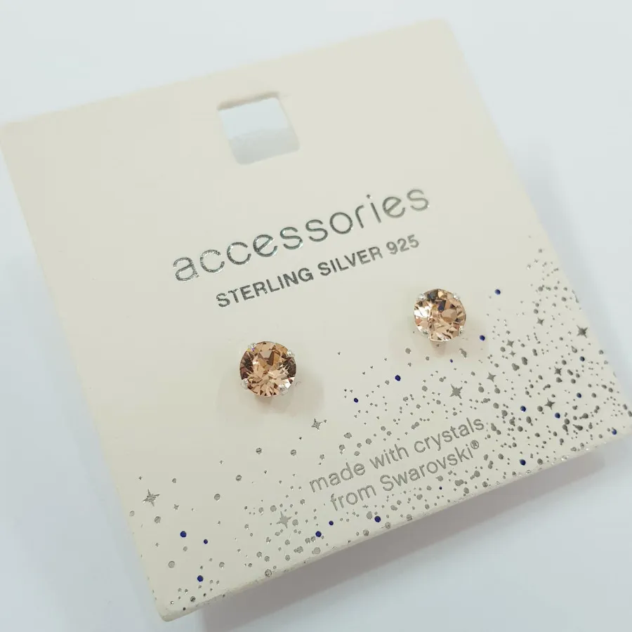 گوشواره نقره 925 سواروسکی