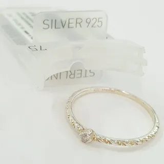 انگشتر نقره 925 نگین دار