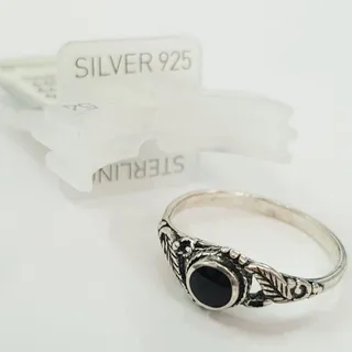 انگشتر نقره 925 سیاه قلم