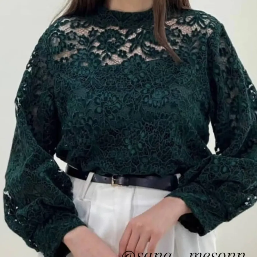 شومیز گیپور مخمل