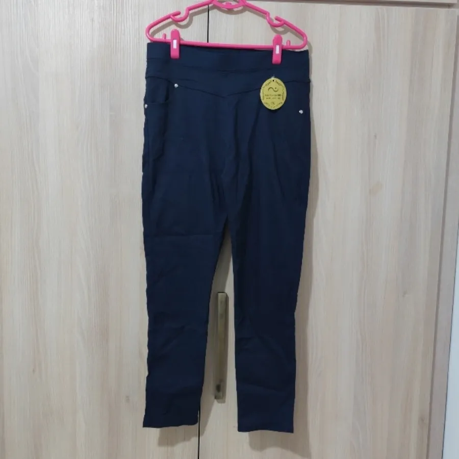 شلوار استرچ سایزبزرگ سرمه