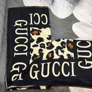 روسری قواره بزرگ پلنگی