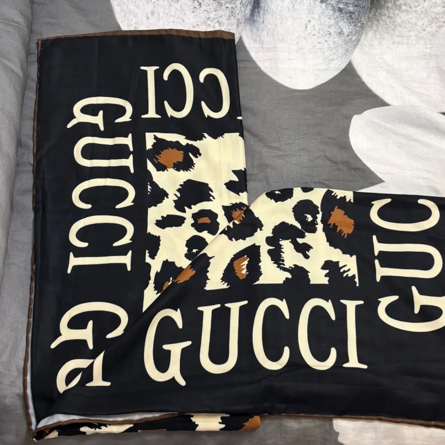 روسری قواره بزرگ پلنگی