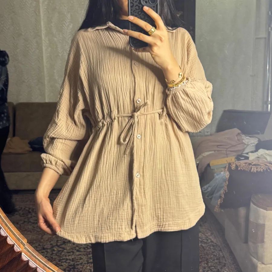 مانتو ابروبادی کمربندی