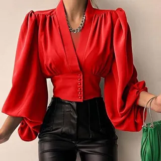 شومیز مجلسی نارنجی