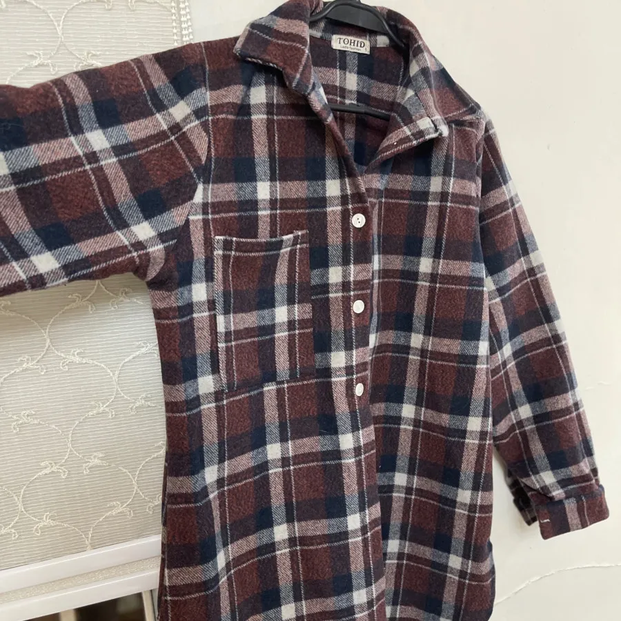 شومیز مانتویی پشمی