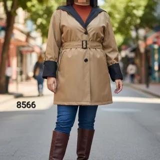 بارانی کلاهدار سایز بزرگ