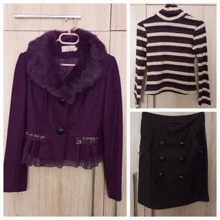 کت فوتر دامن بلوز