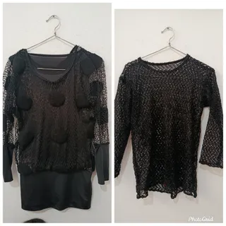 دوعدد شومیز مشکی