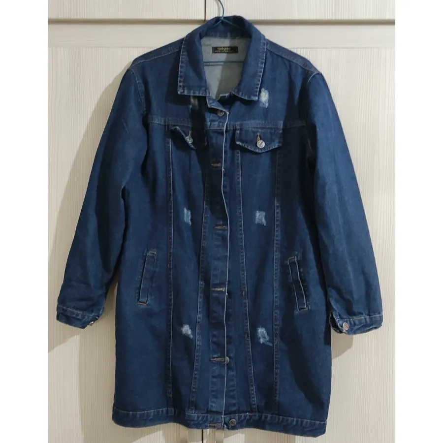 مانتو جین کاملا نو قد 80