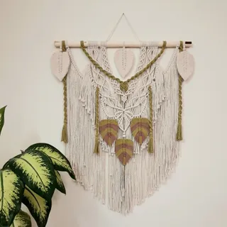 دیوارکوب مکرومه مدل شهناز