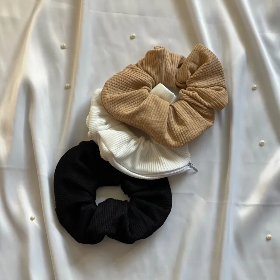 اسکرانچی زیپ دار