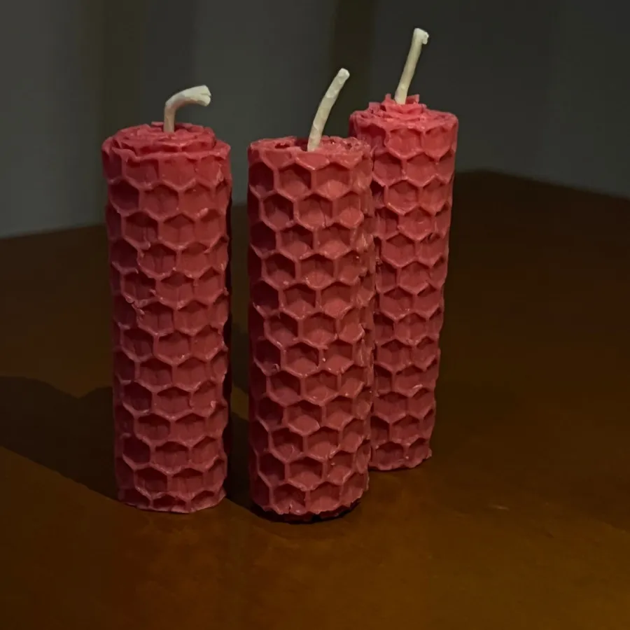 شمع موم عسل 15 عددی