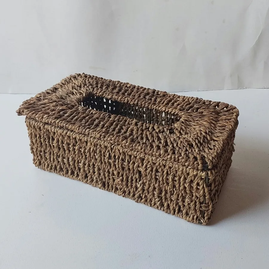 جعبه دستمال حصیر