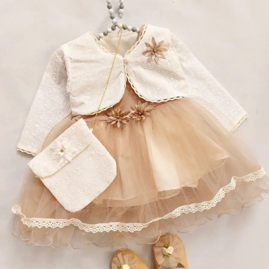 کت سارافون عروس کیف دار