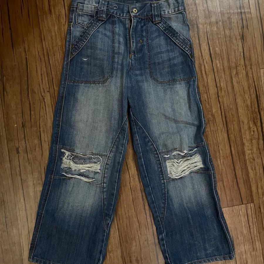 شلوار جین زاپ دار