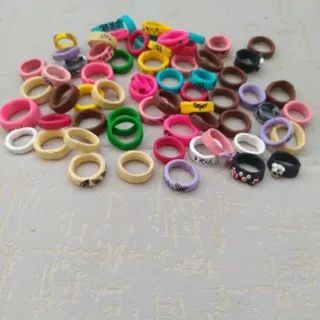 تعداد 65عدد انگشتر پلیمری