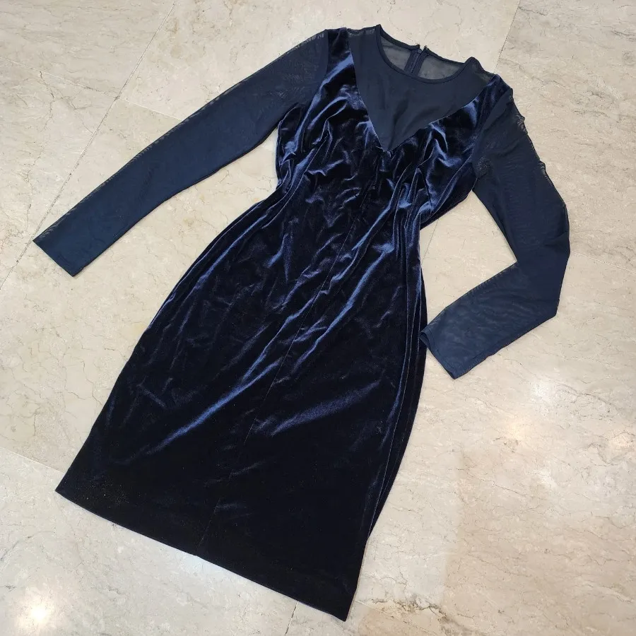 پیراهن مخمل mango