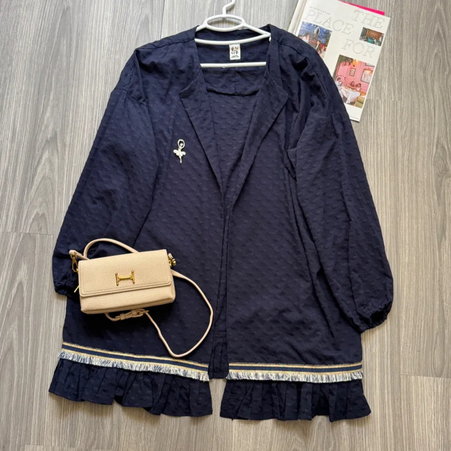 مانتو خامه دوزی سرمه ای