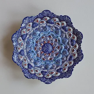 بشقاب میناکاری فتحیان