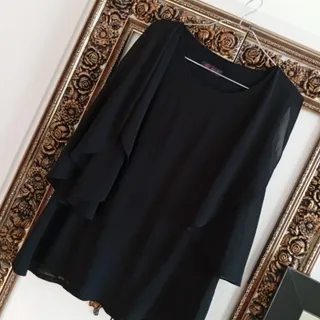 تاپ حریر مشکی