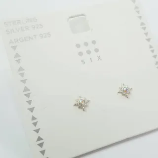 گوشواره گلگوش نقره 925